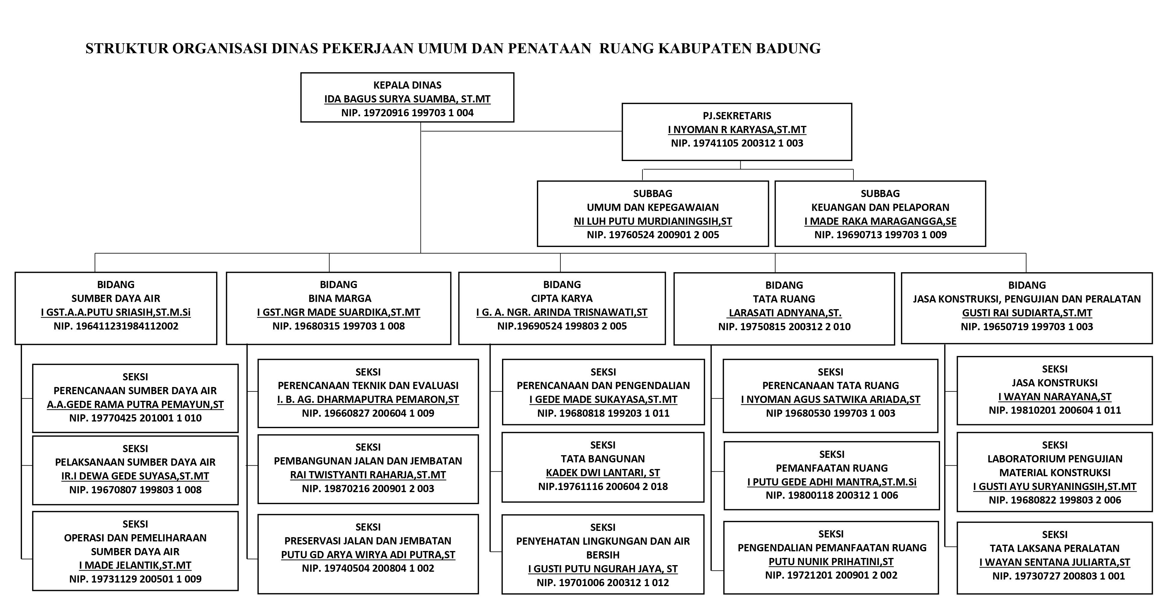 STRUKTUR DPUPR BADUNG